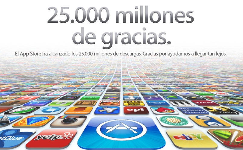La App Store logra llegar a los 25 mil millones de descargas