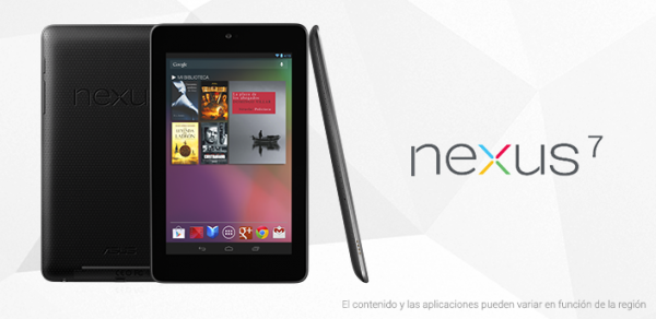 Nexus 7 ya se puede comprar en España