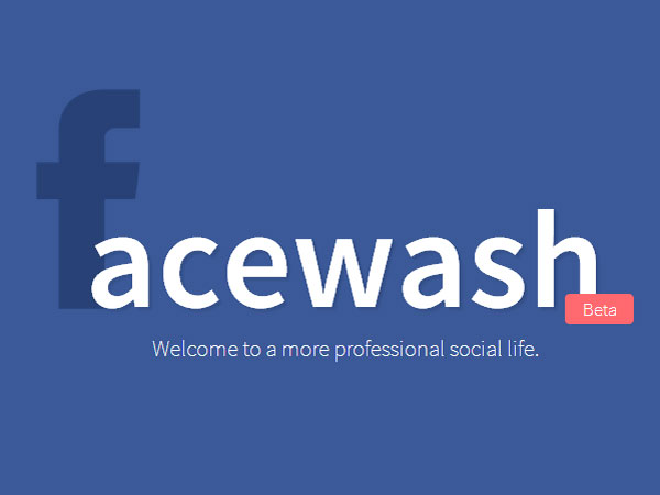Facewash, una app de limpieza social