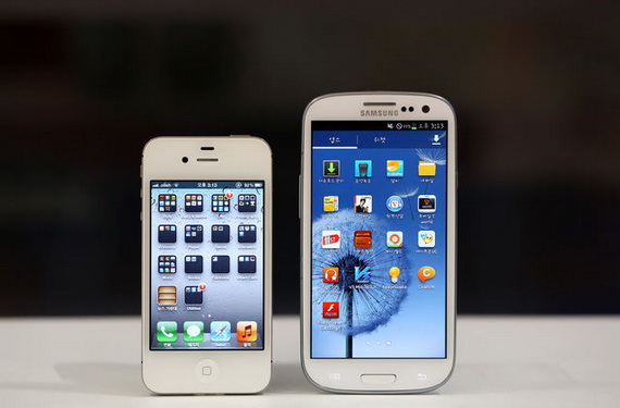 Samsung y Apple se reparten gran parte del pastel del mercado de los smartphones