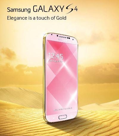 Samsung lanza el Galaxy S4 en color oro